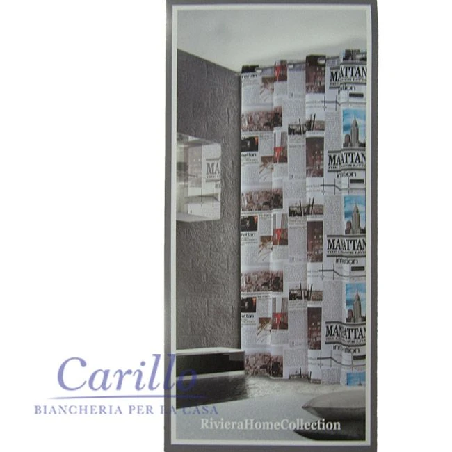 Tenda Casa Arredo Moderna Metropolitan NEW YORK Con Borchie 140x280 Cm G132 4 Tenda Casa Arredo Moderna Metropolitan NEW YORK Con Borchie 140x280 Cm G132 - immagine 2