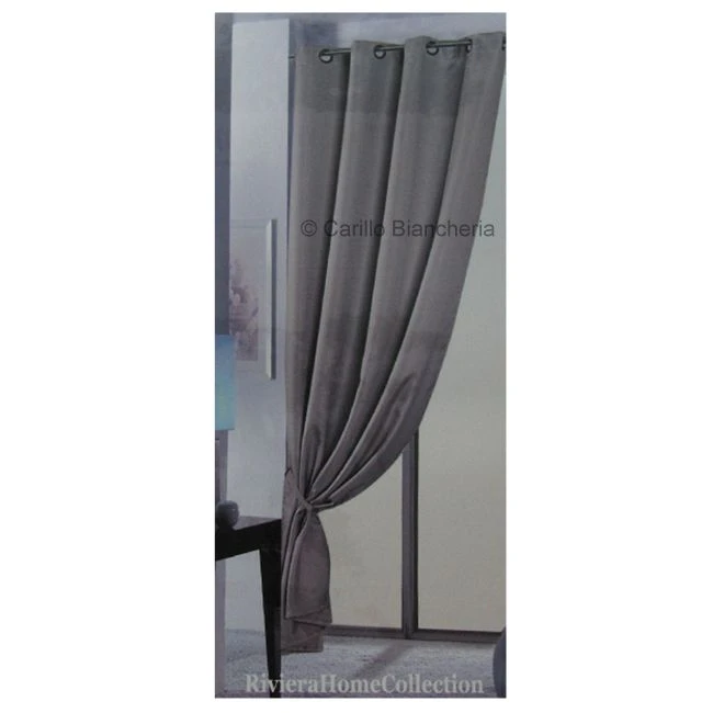 NOVITA' TENDA CASA ARREDO OSCURANTE 1 TELO 140 X 290 Cm CON BORCHIE BIANCO E844 4 NOVITA' TENDA CASA ARREDO OSCURANTE 1 TELO 140 X 290 Cm CON BORCHIE BIANCO E844 - immagine 2