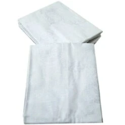 Coppia Federe Copricuscini Con Cerniera 100% Cot. Damasco Hotel B&B Ecc. G558