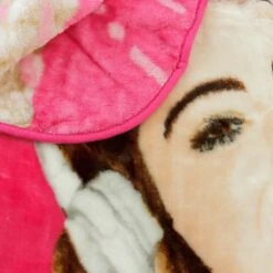 Calda Coperta Plaid Effetto Pelliccia Disney Violetta Per Letto Singolo M117 -Prodotti Per La Casa 20141119161229 coperta plaid effetto pelliccia violetta in pile 3