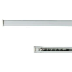 Coppia Bastoncini Per Tende A Pressione Regolabili Da 30 A 40 Cm Bianco N389