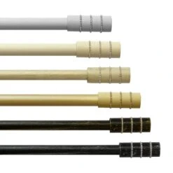 Bastone Per Tenda In Ferro Estensibile Da 120 A 210 Cm - Cilindro Y021