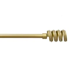 Bastone Per Tenda In Ferro Estensibile Da 120 A 210 Cm - Spirale Y020 15 Bastone Per Tenda In Ferro Estensibile Da 120 A 210 Cm - Spirale Y020 -Prodotti Per La Casa bastone per tenda spirale in ferro estendibile da 120 a 210 cm oro 1