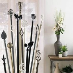 Bastone Per Tenda Globa In Ferro Estensibile Da 120 A 210 Cm W679 -Prodotti Per La Casa bastone tenda estensibile in ferro globa 2 3