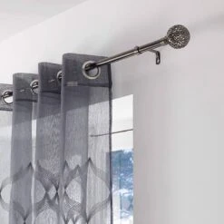 Bastone Per Tenda Globa In Ferro Estensibile Da 120 A 210 Cm W679 -Prodotti Per La Casa bastone tenda estensibile in ferro globa nichel 2 1