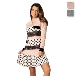Camicia Da Notte Donna Exclusive In Caldo Cotone P1341 W475