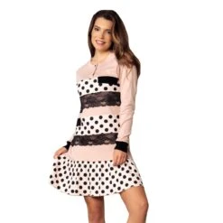 Camicia Da Notte Donna Exclusive In Caldo Cotone P1341 W475 -Prodotti Per La Casa camicia da notte caldo cotone exclusive p1341 2 6