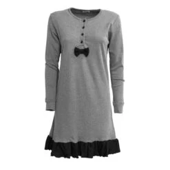 Camicia Da Notte Character Invernale In Caldo Cotone P1011 V381 -Prodotti Per La Casa camicia da notte character caldo cotone grigio 3