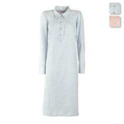 Camicia Da Notte Linclalor In Caldo Cotone 92754 - Fino Alla Tg 60 J137