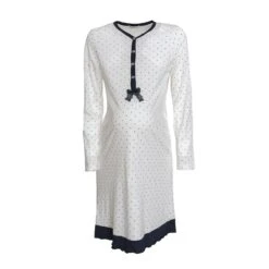 Canotta Gestante Mammain Camicia Da Notte Con Stelline 5239 U329 -Prodotti Per La Casa camicia da notte mammain gestante manica lunga 5239 panna blu