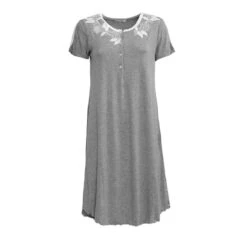 Camicia Da Notte Benedetta Di Toscana Lingerie In Viscosa S769 7 Camicia Da Notte Benedetta Di Toscana Lingerie In Viscosa S769 -Prodotti Per La Casa camicia da notte toscana lingerie benedetta in viscosa grigio