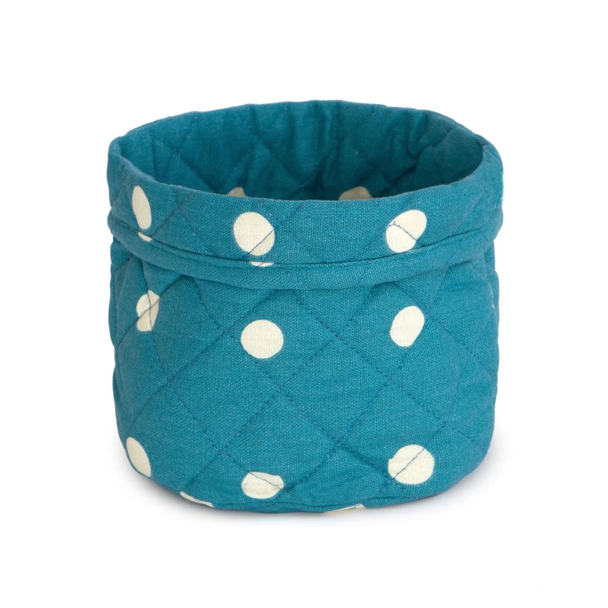 Cestino Portapane Pop Pois In Puro Cotone V941 5 Cestino Portapane Pop Pois In Puro Cotone V941 - immagine 3