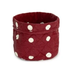 Cestino Portapane Pop Pois In Puro Cotone V941 15 Cestino Portapane Pop Pois In Puro Cotone V941 -Prodotti Per La Casa cestino portapane pop pois in puro cotone bordeaux 1