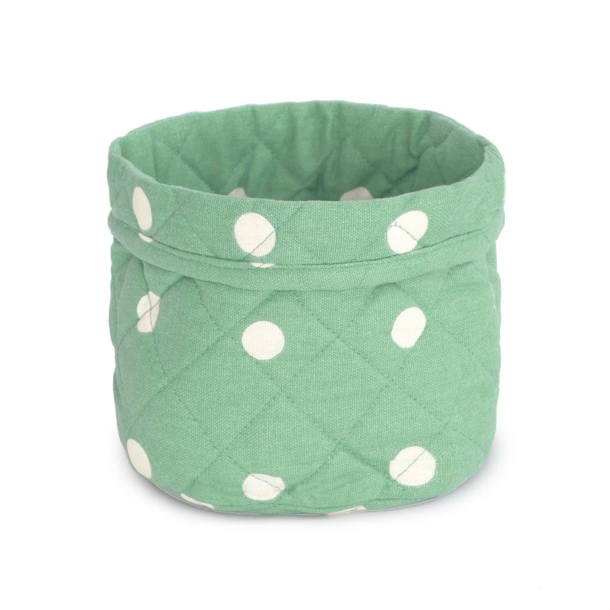 Cestino Portapane Pop Pois In Puro Cotone V941 4 Cestino Portapane Pop Pois In Puro Cotone V941 - immagine 2