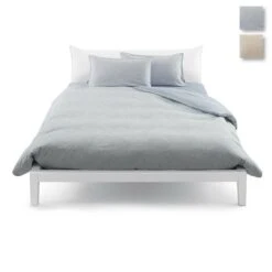 Completo Copripiumino Visconti Di Zucchi In Satin Matrimoniale Due Piazze V211