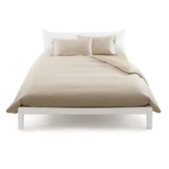 Completo Copripiumino Visconti Di Zucchi In Satin Matrimoniale Due Piazze V211 -Prodotti Per La Casa completo copripiumino doubleface zucchi visconti matrimoniale satin beige 1