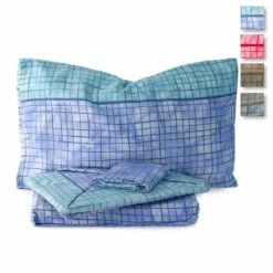 Completo Lenzuola In Flanella Chequered - Dimensioni Varie W390