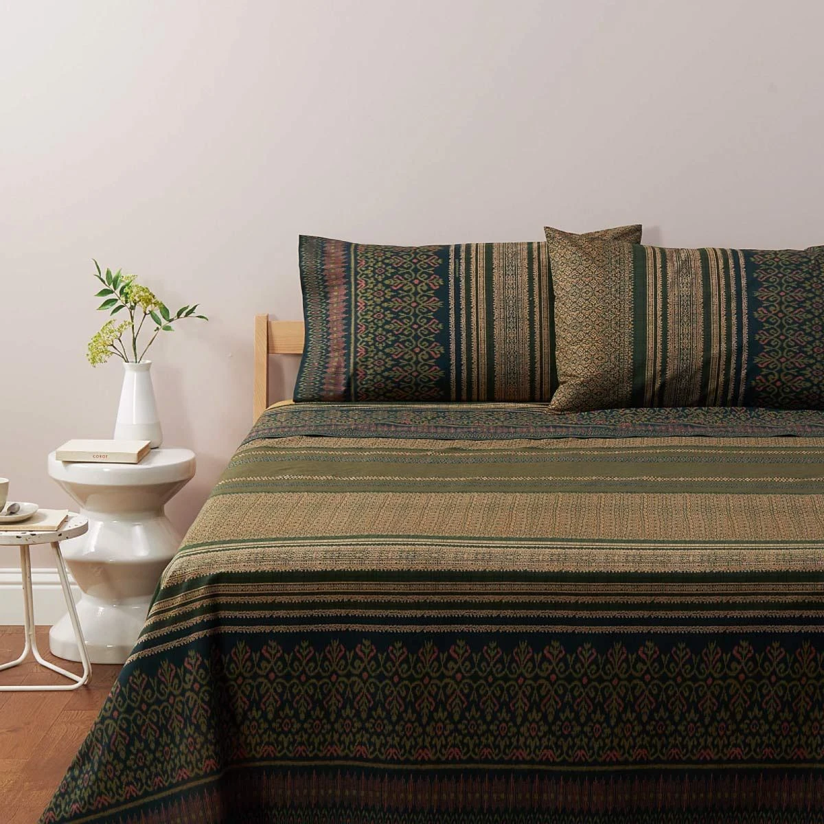 Completo Lenzuola Copriletto Roccaraso Di Bassetti Granfoulard Matrimoniale K988 6 Completo Lenzuola Copriletto Roccaraso Di Bassetti Granfoulard Matrimoniale K988 - immagine 4