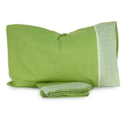 Completo Lenzuola Crono Di Novia - Dimensioni Varie J697 -Prodotti Per La Casa completo lenzuola crono di novia dimensioni varie verde 3