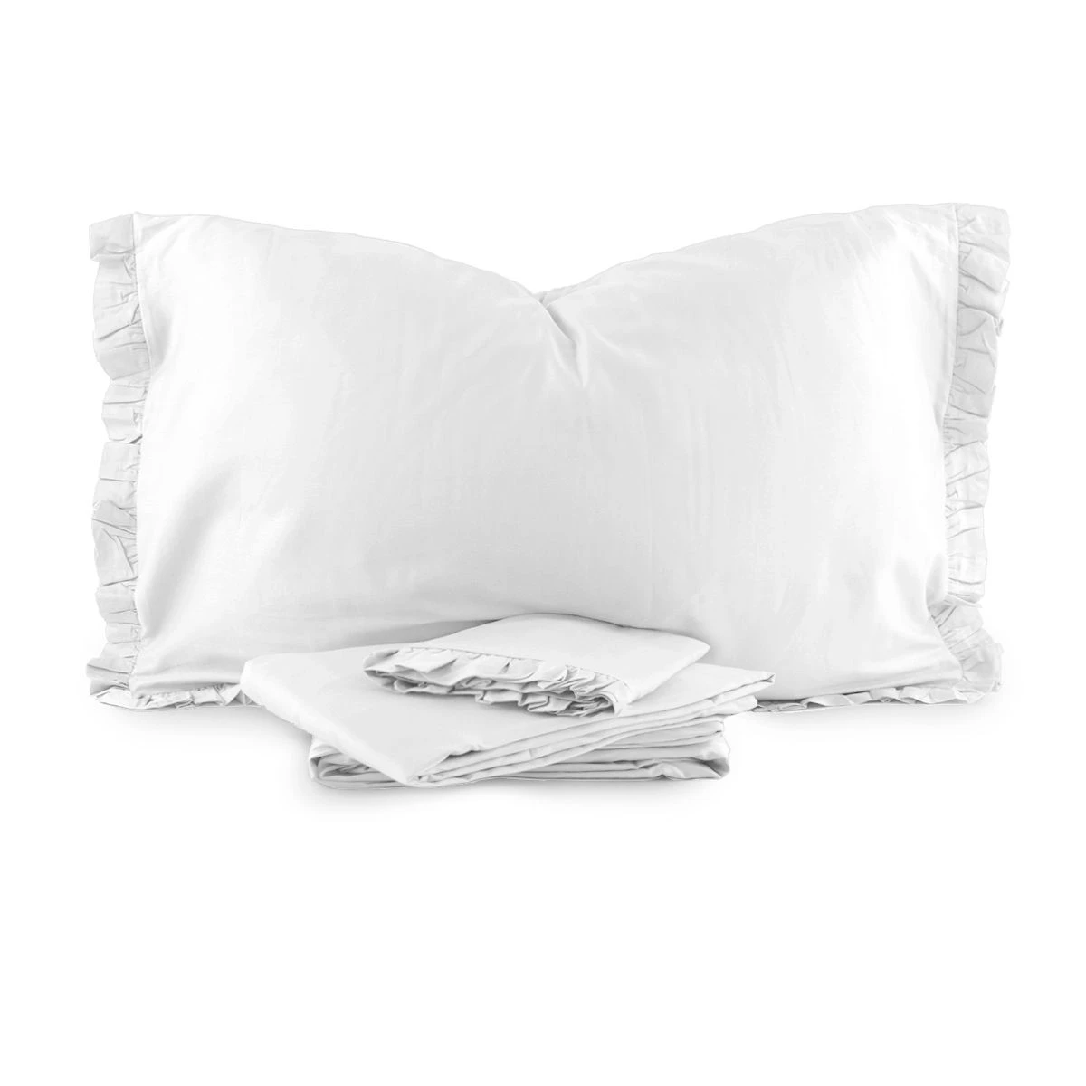 Completo Lenzuola C/rouches Ginevra Maestri Cotonieri In Raso Matrimoniale Y768 7 Completo Lenzuola C/rouches Ginevra Maestri Cotonieri In Raso Matrimoniale Y768 - immagine 5