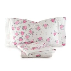 Completo Lenzuola Albarosa Di Caleffi In Flanella Matrimoniale W097 -Prodotti Per La Casa completo lenzuola in flanella albarosa caleffi rosa 1