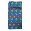 Completo Lenzuola In Flanella Avengers Marvel Per Letto Singolo J970