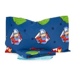 Completo Lenzuola In Flanella Avengers Marvel Per Letto Singolo J970 -Prodotti Per La Casa completo lenzuola in flanella avengers marvel per letto singolo 2