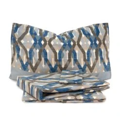 Completo Lenzuola In Flanella Thiago Di Pompea - Dimensioni Varie J208 -Prodotti Per La Casa completo lenzuola in flanella thiago di pompea azzurro 2