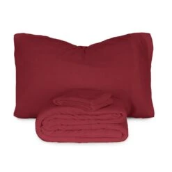 Completo Lenzuola In Pile Coral Morbidissimi Tinta Unita - Dimensioni Varie J775 -Prodotti Per La Casa completo lenzuola in pile coral di morbidissimi tinta unita bordeaux 1 8