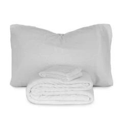 Completo Lenzuola In Pile Coral Morbidissimi Tinta Unita - Dimensioni Varie J775 -Prodotti Per La Casa completo lenzuola in pile coral di morbidissimi tinta unita grigio 1 8