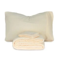 Completo Lenzuola In Pile Coral Morbidissimi Tinta Unita - Dimensioni Varie J775 -Prodotti Per La Casa completo lenzuola in pile coral di morbidissimi tinta unita panna 1 8