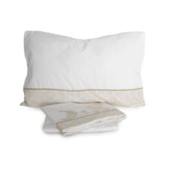 Completo Lenzuola Percalle Laura Biagiotti Per Lettino Baby V419 -Prodotti Per La Casa completo lenzuola lettino laura biagiotti baby home panna 1