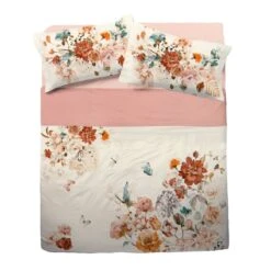 Completo Lenzuola Malaga Di Zero Bed Stampa Digitale Matrimoniale Maxi J457 -Prodotti Per La Casa completo lenzuola malaga di zero bed stampa digitale matrimoniale maxi rosa 1