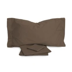 Completo Lenzuola Percalle Di Caleffi In Percalle Matrimoniale Y061 -Prodotti Per La Casa completo lenzuola percalle di caleffi in percalle moka 3