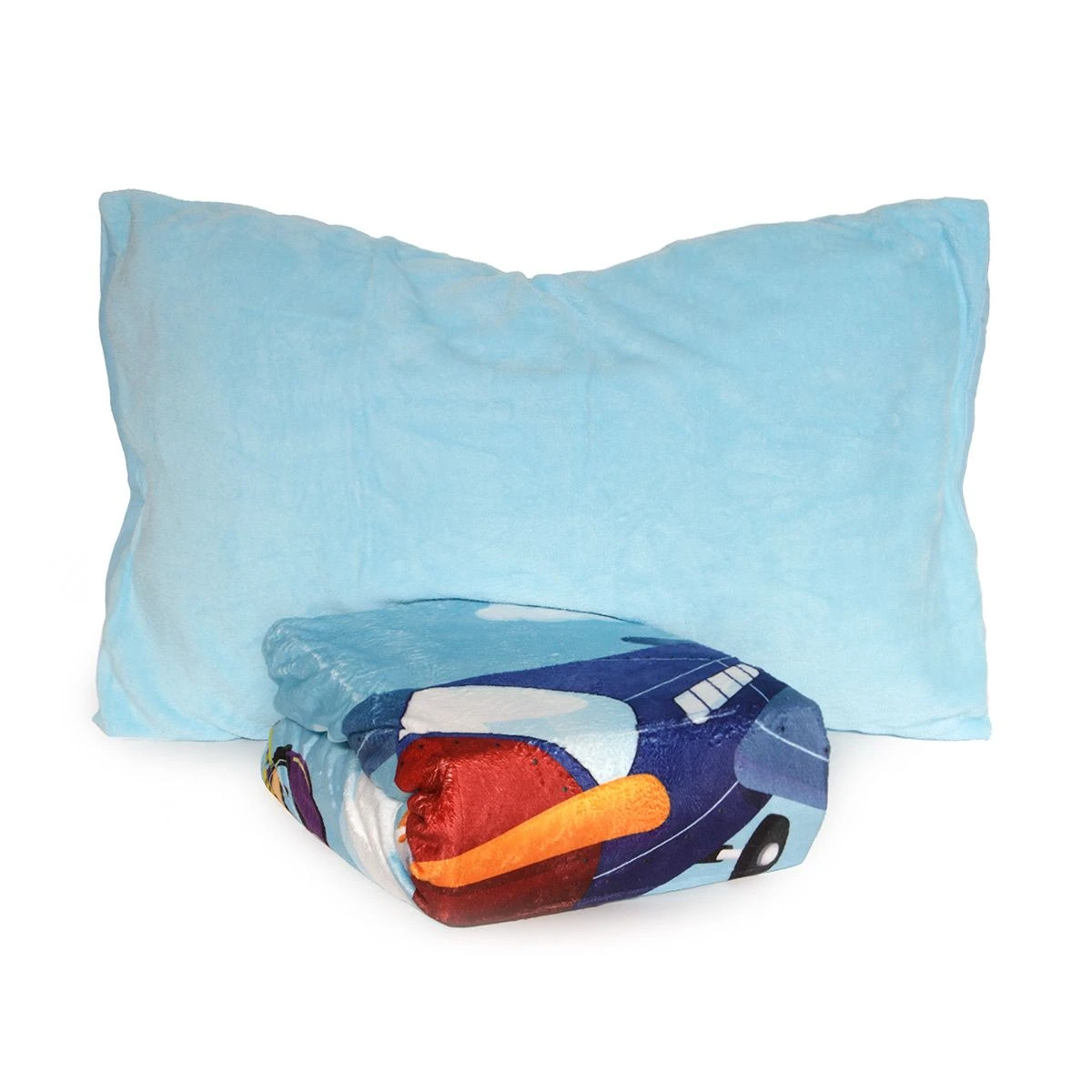 Completo Letto Plaid Gioco YoYo In Pile Aeroplano Singolo Una Piazza T610 5 Completo Letto Plaid Gioco YoYo In Pile Aeroplano Singolo Una Piazza T610 - immagine 3