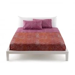 Completo Lenzuola Telhas Di Bassetti Life Per Letto Matrimoniale Due Piazze P165 -Prodotti Per La Casa completo lenzuola matrimoniale bassetti life telhas viola