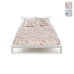 Completo Lenzuola Acquarius Di Zucchi In Raso Matrimoniale Due Piazze U228