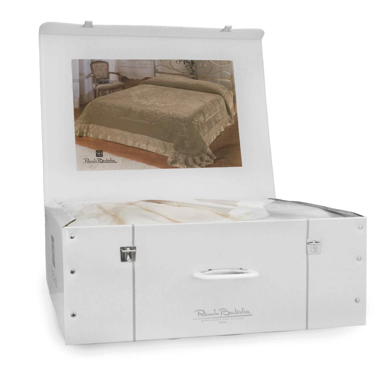 Coperta Invernale In Pile Renato Balestra Con Volant Matrimoniale V223 6 Coperta Invernale In Pile Renato Balestra Con Volant Matrimoniale V223 - immagine 4