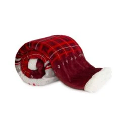 Coperta Plaid Morbidotto Lautaret Di Daunex - Dimensioni Varie Z525 -Prodotti Per La Casa coperta plaid lautaret di daunex con stampa digitale rosso 2 3