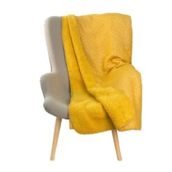 Coperta Plaid Scott In Piquet E Sherpa - Dimensioni Varie W687 -Prodotti Per La Casa coperta plaid piquet e sherpa scott sg ocra 2