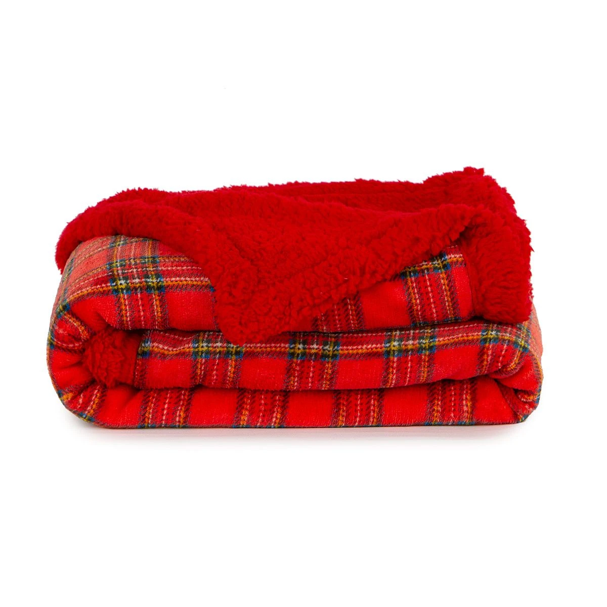 Coperta Plaid Scotland In Pile Coral E Sherpa - Dimensioni Varie J043 7 Coperta Plaid Scotland In Pile Coral E Sherpa - Dimensioni Varie J043 - immagine 5
