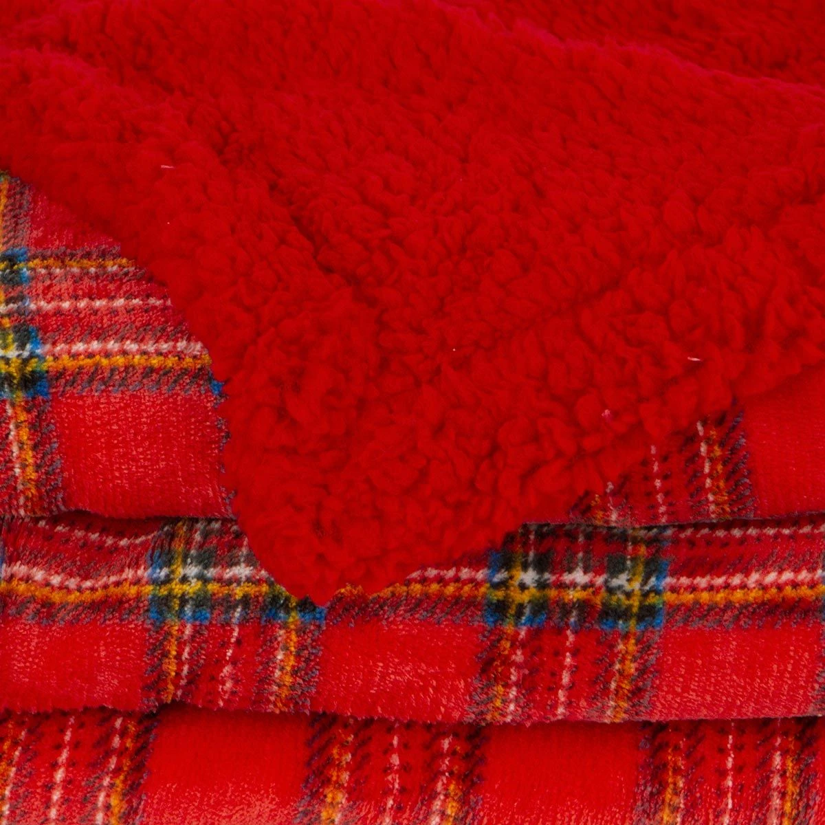 Coperta Plaid Scotland In Pile Coral E Sherpa - Dimensioni Varie J043 8 Coperta Plaid Scotland In Pile Coral E Sherpa - Dimensioni Varie J043 - immagine 6