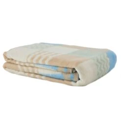 Coperta Patchwork Misto Lana Lanerossi Marzotto Matrimoniale 210x250 Cm P686 -Prodotti Per La Casa coperta lanerossi marzotto misto lana patchwork azzurro 2