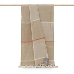 Coperta Misto Lana Lanerossi Art. Elba Con Frange Matrimoniale Due Piazze P730 -Prodotti Per La Casa coperta lanerossi misto lana elba matrimoniale 4