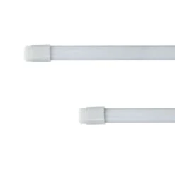 Coppia Bastoncini In Metallo Estensibili 11 Mm W685 -Prodotti Per La Casa coppia bastoncini tenda estensibili metallo 11 mm bianco 1 4