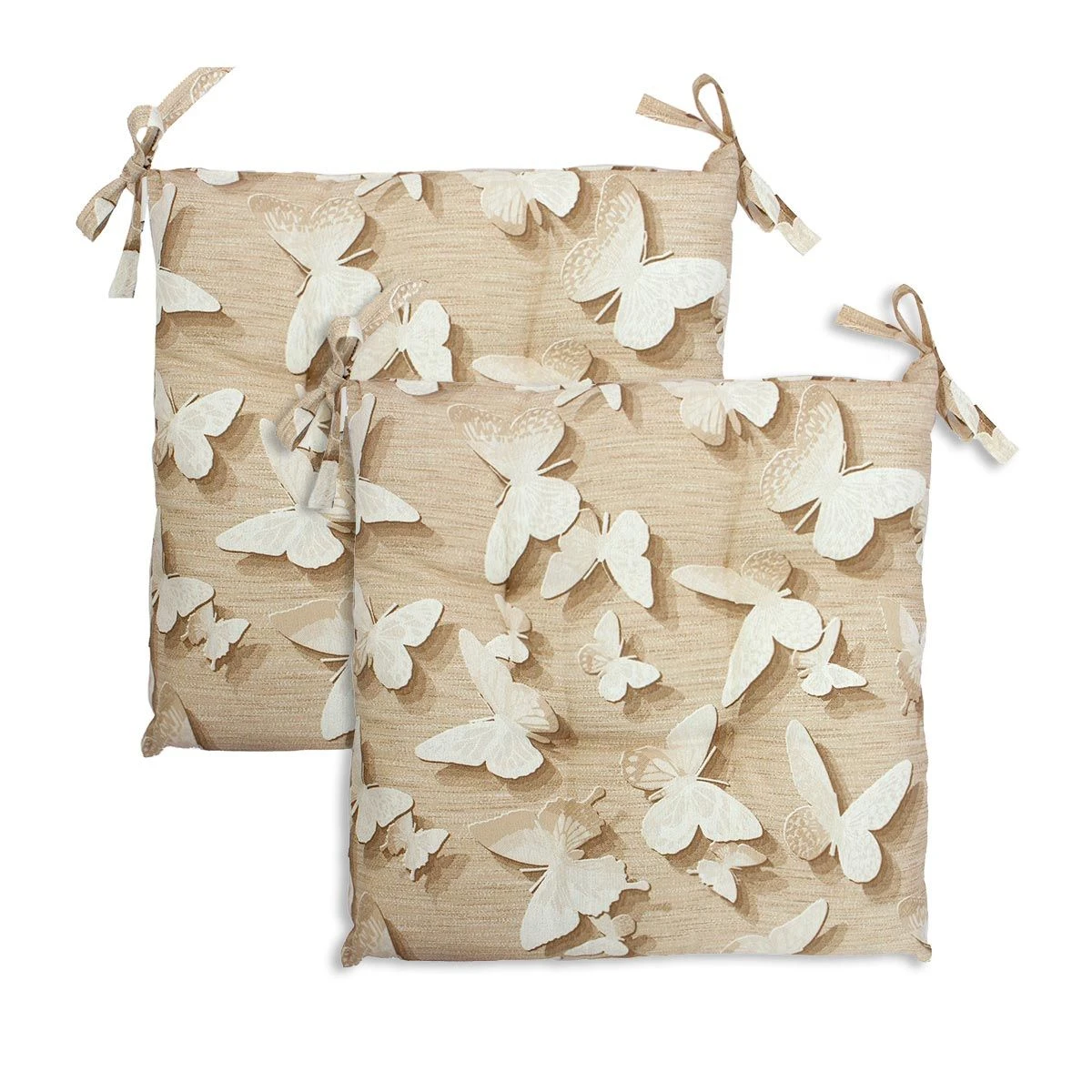 Coppia Cuscini Coprisedia Farfalle Di Morbidissimi 40x40 Cm W115 5 Coppia Cuscini Coprisedia Farfalle Di Morbidissimi 40x40 Cm W115 - immagine 3