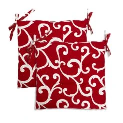 Coppia Cuscini Coprisedia Ramage Di Morbidissimi 40x40 Cm W114 -Prodotti Per La Casa coppia cuscini coprisedia ramage morbidissimi 40x40 cm rosso 1