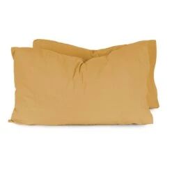 Coppia Federe In Flanella Tinta Unita Morbidissimi 52x82 Cm J029 -Prodotti Per La Casa coppia federe in flanella tinta unita morbidissimi 52x82 cm oro 1