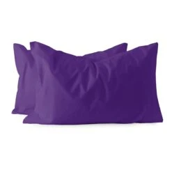 Coppia Federe Per Guanciale Maestri Cotonieri In Puro Cotone F510 -Prodotti Per La Casa coppia federe maestri cotonieri puro cotone viola 2