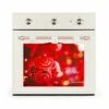 Copriforno Natalizio Light Con Luci A Led E Musica Z642